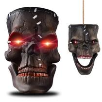 Cranio Caveira Hallowen Festa Terror Sensor Acende Olhos Mexe Boca Som Decoraçao Dia Bruxas Horripilante Cranio Caveira Hallowen Festa Terror Sensor Acende Olhos Mexe Boca Som Decoraçao Dia Bruxas Horripilante