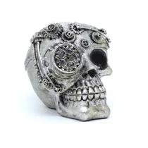Crânio Caveira Robô Cyborg Enfeite Para Decoração Cyborg Crânio Caveira Robô Cyborg Enfeite Para Decoração Cyborg