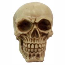 Crânio Caveira Skull Decorativo enfeite resina 10,5 cm - Shop Everest