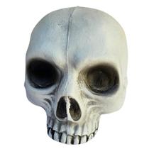 crânio médio 12cm decoração halloween plástico crânio médio 12cm decoração halloween plástico