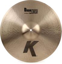 Crash Cymbal Avedis Zildjian Company K Series Dark 18" de espessura