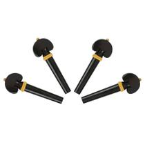 Cravelha Avulsa 7mm em Ébano Coração para Violino 4/4