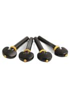 Cravelha p/ violino ebano wood c/ 04 unidades