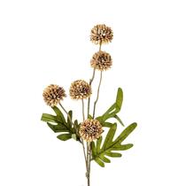 Cravo Marrom Buquê 52X10Cm Flor Planta Artificial