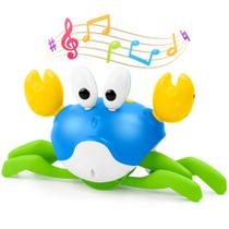 Crawling Crab Baby Toy Hielse aumenta o tempo de barriga com música
