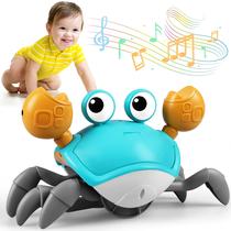 Crawling Crab Toy ZHVV Infant Tummy Time com música e luz