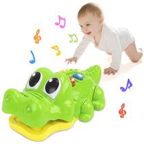 Crawling Toy Nueplay Alligator Musical para crianças de 1 a 3 anos