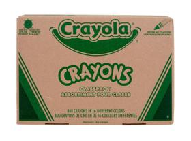 Crayola Bulk Crayon Classpack 800 quilates (16 cores) para crianças a partir de 3 anos