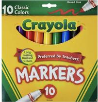 Crayola Canetinha Marcadores 10 cores