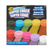 Crayola de giz de calçada lavável para crianças em 10 cores variadas Crayola de giz de calçada lavável para crianças em 10 cores variadas