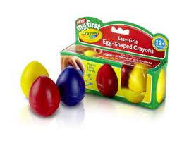 Crayola My First Egg Crayons de fácil manuseio para crianças pequenas Crayola My First Egg Crayons de fácil manuseio para crianças pequenas