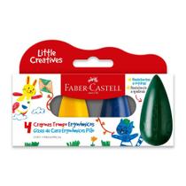 Crayon Ergonômico Trompo x4 Faber-Castell