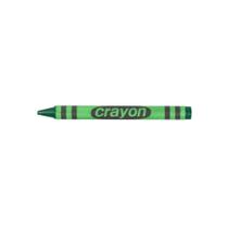 Crayon Lucky Art Crayonology 80 unidades, cor única, verde Crayon Lucky Art Crayonology 80 unidades, cor única, verde