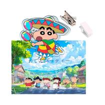 Crayon Shin Chan Clipe Acrílico 4cm Bonito Desenho Animado PP Mesa Nota Foto Decoração DIY Presente Crayon Shin Chan Clipe Acrílico 4cm Bonito Desenho Animado PP Mesa Nota Foto Decoração DIY Presente