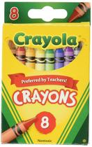 Crayones Crayola 8 Colores, Paquete de 9, No Tóxicos Crayones Crayola 8 Colores, Paquete de 9, No Tóxicos
