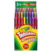 Crayons Giratórios Crayola Twistables Fun Effects (24 Unidades) - Para Crianças Crayons Giratórios Crayola Twistables Fun Effects (24 Unidades) - Para Crianças