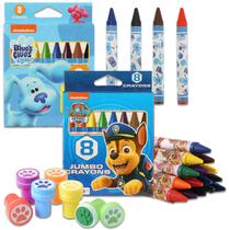 Crayons Paw Patrol e Blue's Clues - Para Crianças de 1 a 3 Anos