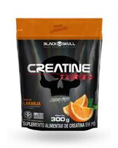 Crea tina Turbo Black Skull Refil 300g Laranja En ergia e Desempenho nos Treinos Crea tina Turbo Black Skull Refil 300g Laranja En ergia e Desempenho nos Treinos