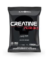 Crea tina Turbo Black Skull Refil 500g Ener gia e Recup eração nos Treinos Intensos
