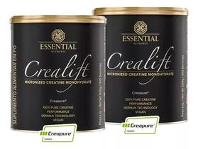 Crealift Creatina Micronizada - 2 unidades de 300 Gramas - Essential Crealift Creatina Micronizada - 2 unidades de 300 Gramas - Essential