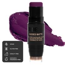 Cream Blush Nudestix Nudies Matte 3 em 1 em toda a cor do rosto