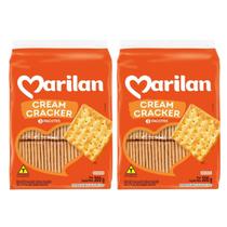 Cream Cracker Biscoito Marilan Kit com 2 Pacotes