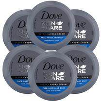 Cream Dove Men+Care Ultra Hydra 75 ml para rosto, mãos e corpo x6