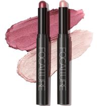 Cream Eyeshadow Stick FOCALLURE Blossom, 2 unidades à prova d'água