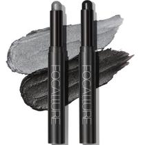 Cream Eyeshadow Stick FOCALLURE Brightener à prova d'água, 2 unidades