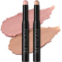 Cream Eyeshadow Stick FOCALLURE Mocha Pink Waterproof 2 unidades