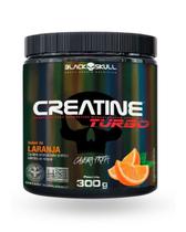 Creat ine Turbo Black Skull Laranja 300g Monohidratada Energia e Performance nos Treinos Creat ine Turbo Black Skull Laranja 300g Monohidratada Energia e Performance nos Treinos