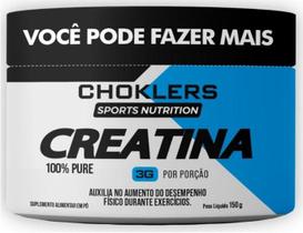 Creatina 100% 150g choklers sport nutrition