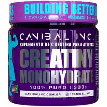 Creatina 100% Monohidratada 300g Canibal Inc Sem Sabor Pura Original
