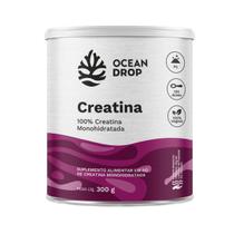 Creatina 100% Monohidratada 300g Vegana - Ocean Drop