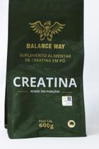 CREATINA 100% PURA BALANCE WAY - 600g c/ CERTIFICAÇÃO FSSC22000