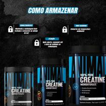 Creatina 100% Pura Linha Animal 500g Sem Sabor Universal Nutrition