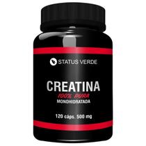 Creatina 100% Pura Monohidratada 120 Cáps - Status Verde