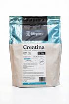 Creatina 100 Pura Monohidratada Refil 1kg Lifepure Sem Sabor
