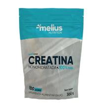 Creatina 100% pura - refil 300g - Melius Health Time