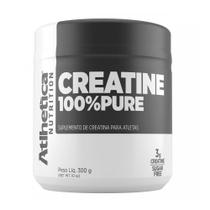 Creatina 100 Pure 300 Gramas Atlhetica Nota Fiscal