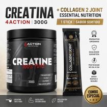 Creatina 300g 4Action + Collagen 2 Joint Essential Nutrition Grátis Creatina 300g 4Action + Collagen 2 Joint Essential Nutrition Grátis