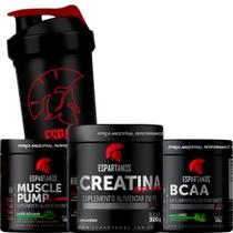 Creatina 300g , Bcca Limão 100g , Pré treino 100g Limão e Coqueteleira