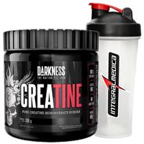 Creatina 300g Darkness + Coqueteleira 1 Dose Integralmedica