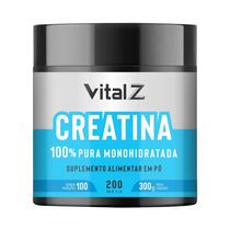 CREATINA 300g FORÇA E VOLUME MUSCULAR MONOHIDRATADA 200 MESH ULTRAFILTRAD