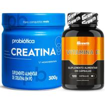 Creatina 300g Probiotica + Vitamina C 120 Caps Growth - Probiótica