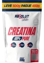 Creatina 500g 100 Pura Monohidratada Sem Sabor Absolut Com Nota Fiscal