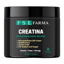Creatina 99,99% Pura Vegan Grau Farmacêutico 200g
