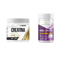 Creatina Alta Pureza Pote 300g, Fonte de Ômega 3, 6 e 9 com Vit. E