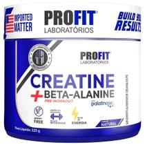 Creatina + Beta Alanina - 225g - Natural - Profit Labs