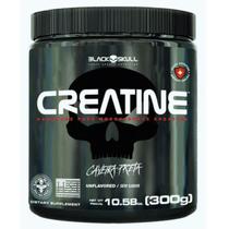 Creatina Black Skull Pura monohitratada creatine 300g sem sabor